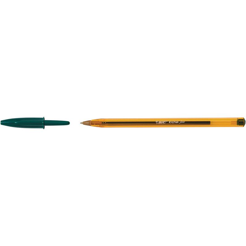 BIC Cristal Stylo à bille pointe fine Coloris Vert BIC Cristal Stylo à bille pointe fine Coloris Vert