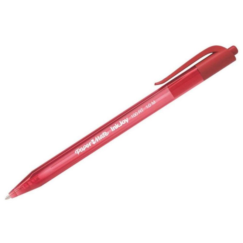 PAPERMATE INKJOY Stylo bille rétractable Pointe moyenne Encre rouge PAPERMATE INKJOY Stylo bille rétractable Pointe moyenne Encre rouge