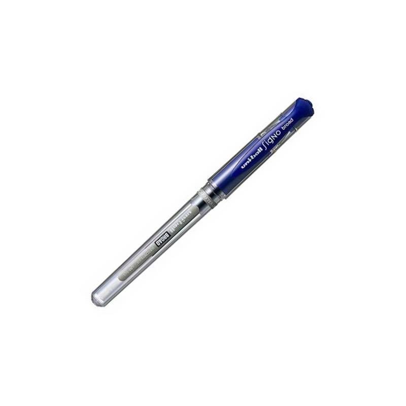 UNI-BALL SIGNO BROAD Stylo bille pointe large encre gel Bleue UNI-BALL SIGNO BROAD Stylo bille pointe large encre gel Bleue