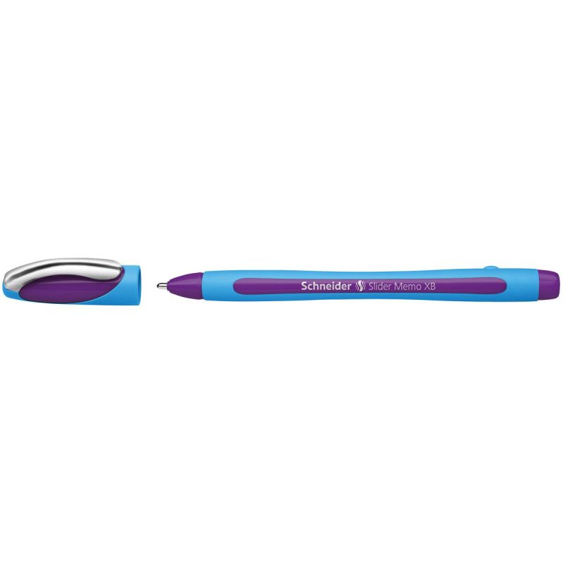 SCHNEIDER SLIDER MEMO Stylo bille pointe large Encre indélébile Violette SCHNEIDER SLIDER MEMO Stylo bille pointe large Encre indélébile Violette