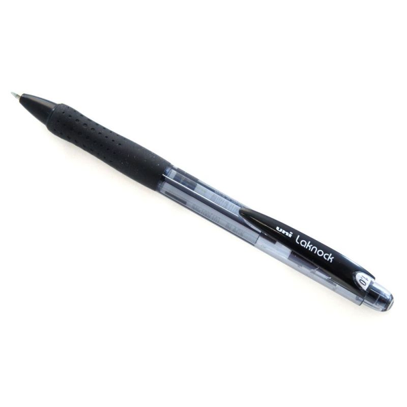 UNI-BALL LAKNOCK Stylo à bille rechargeable pointe moyenne rétractable encre Noire UNI-BALL LAKNOCK Stylo à bille rechargeable pointe moyenne rétractable encre Noire