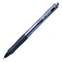 UNI-BALL LAKNOCK Stylo bille rechargeable pointe large rétractable encre Noire