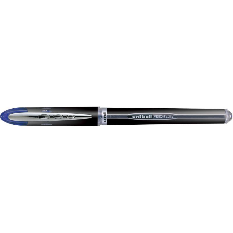 UNI-BALL VISION ELITE Stylo roller pointe métal fine encre liquide Bleue UNI-BALL VISION ELITE Stylo roller pointe métal fine encre liquide Bleue