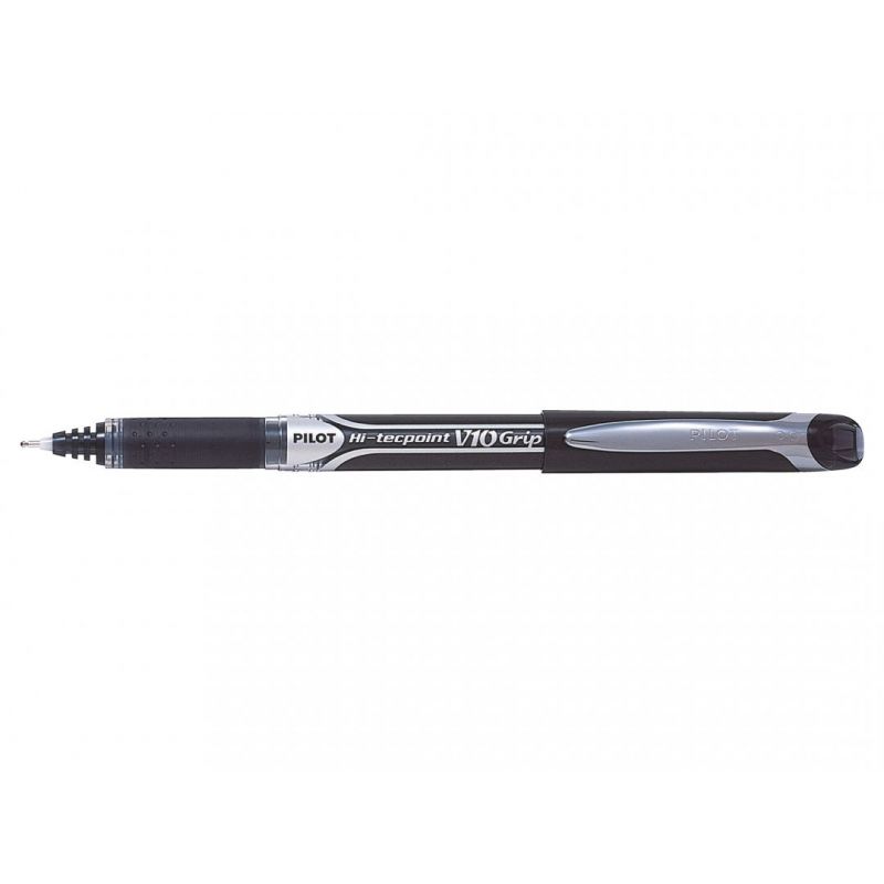 PILOT V10 GRIP Stylo roller pointe aiguille Encre noire PILOT V10 GRIP Stylo roller pointe aiguille Encre noire