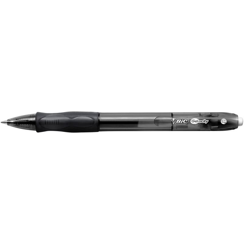BIC VELOCITY GEL Stylo à bille Pointe moyenne encre gel Noire BIC VELOCITY GEL Stylo à bille Pointe moyenne encre gel Noire