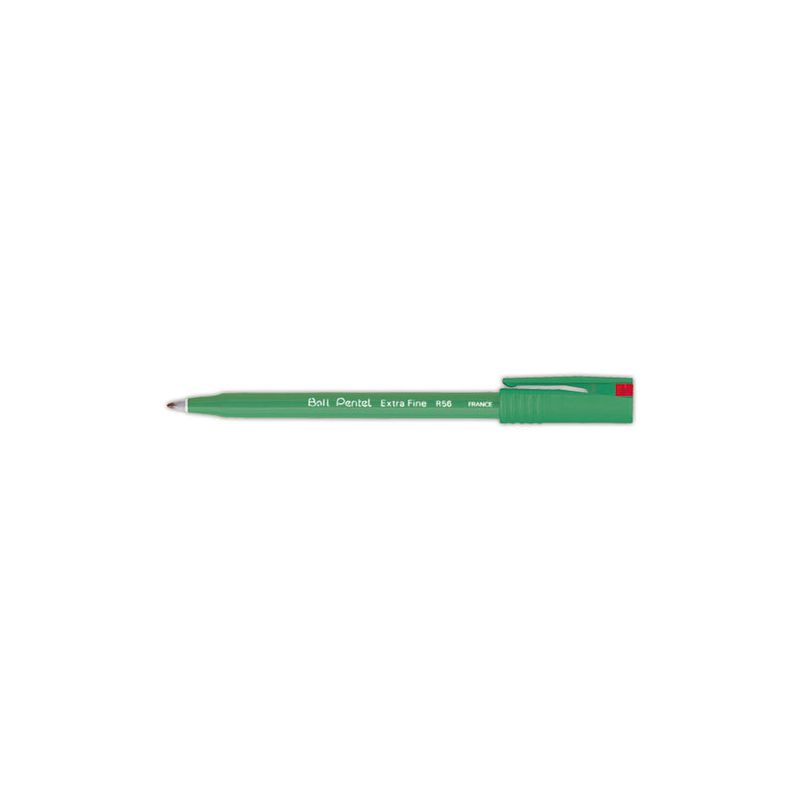 PENTEL Stylo feutre à bille pointe plastique 0,6 mm encre Rouge PENTEL Stylo feutre à bille pointe plastique 0,6 mm encre Rouge