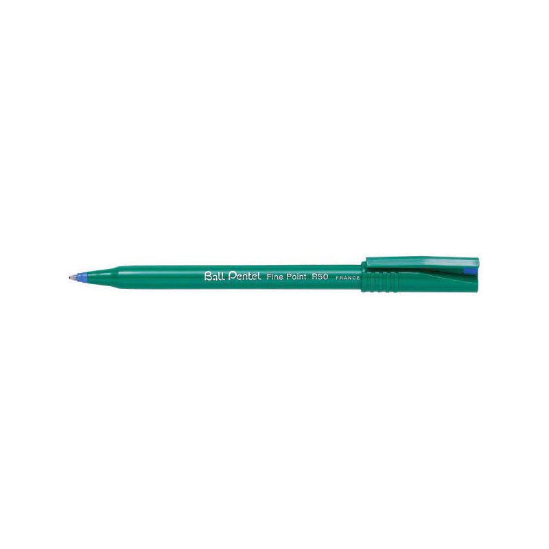 PENTEL Stylo feutre à bille pointe plastique 0,8 mm encre Bleue PENTEL Stylo feutre à bille pointe plastique 0,8 mm encre Bleue