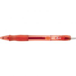 BIC VELOCITY GEL Stylo à Bille Pointe moyenne Encre gel Rouge