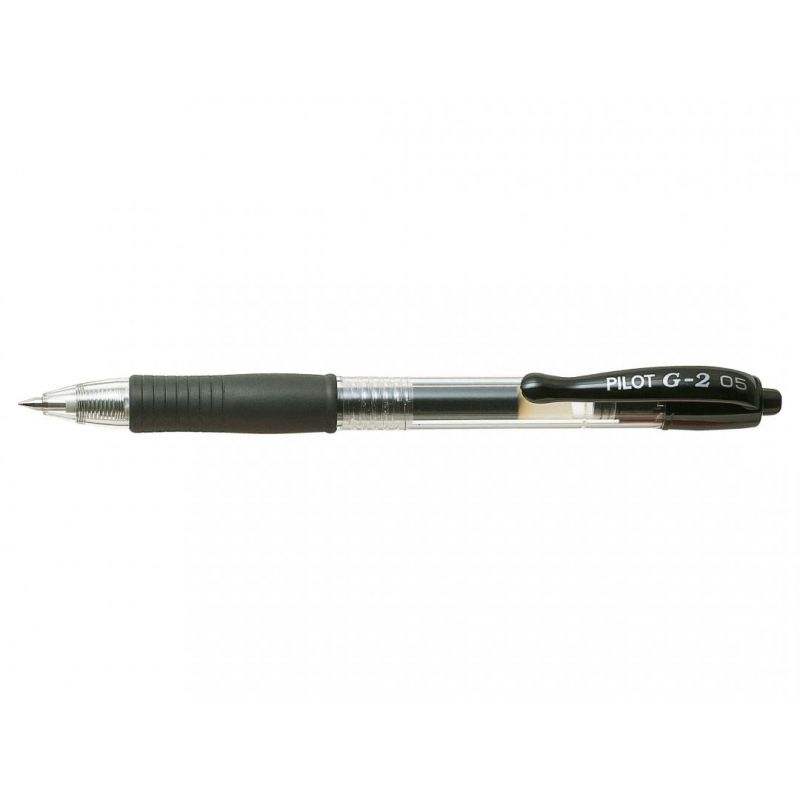 PILOT G2 Stylo à bille pointe fine rétractable encre gel Noire PILOT G2 Stylo à bille pointe fine rétractable encre gel Noire