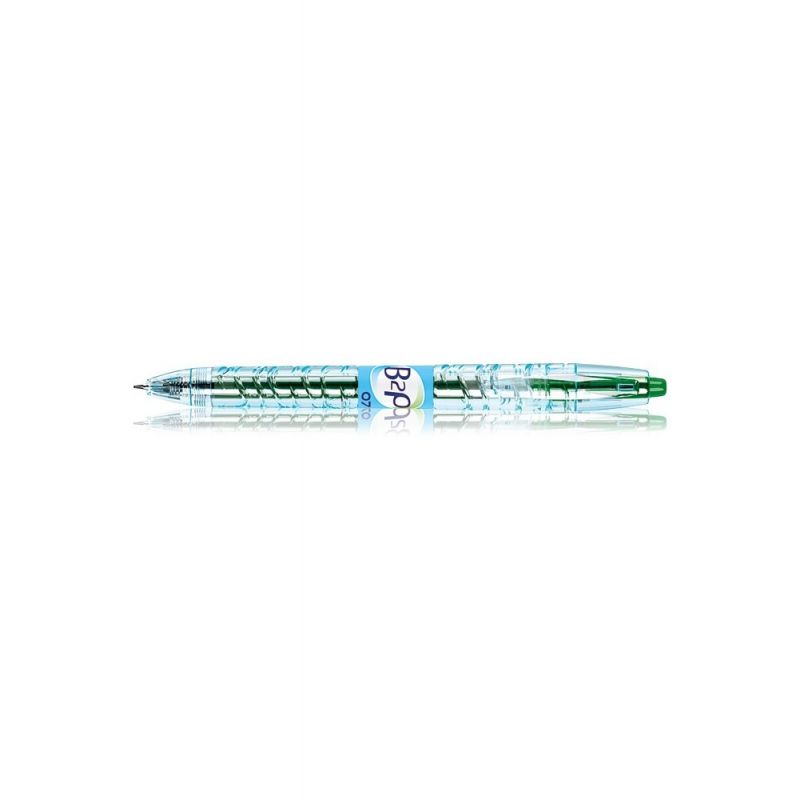 PILOT B2P Stylo bille rétractable pointe moyenne Encre gel Verte PILOT B2P Stylo bille rétractable pointe moyenne Encre gel Verte