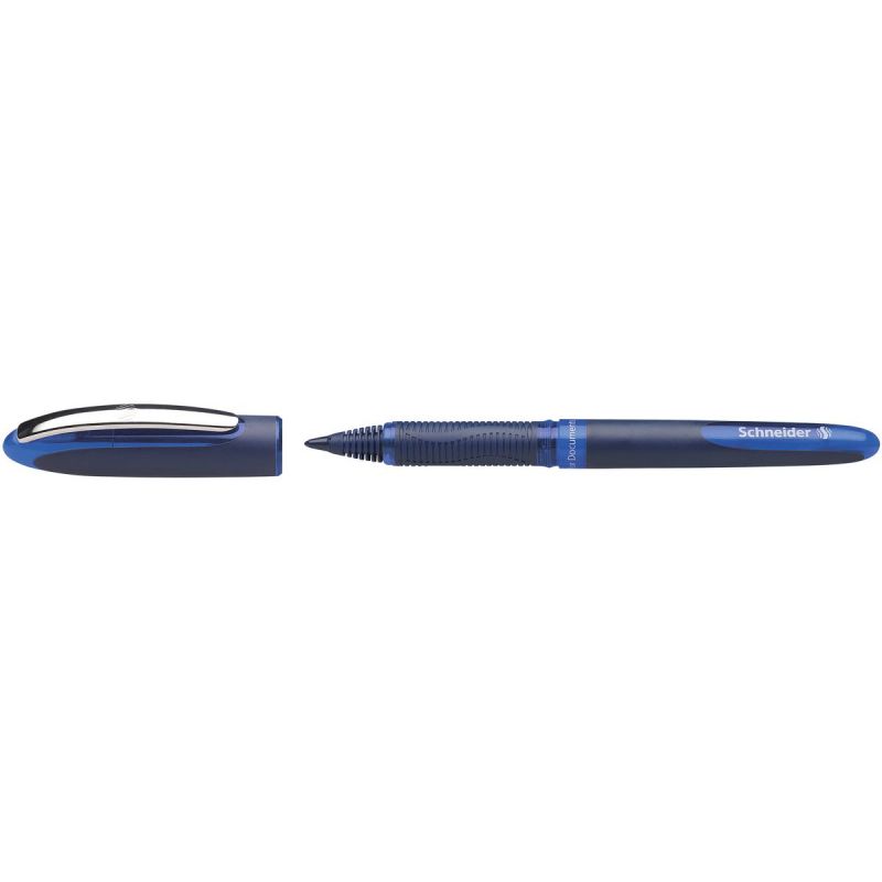 SCHNEIDER ONE BUSINESS Roller avec Pointe Ultra Smooth Moyenne Encre bleue SCHNEIDER ONE BUSINESS Roller avec Pointe Ultra Smooth Moyenne Encre bleue