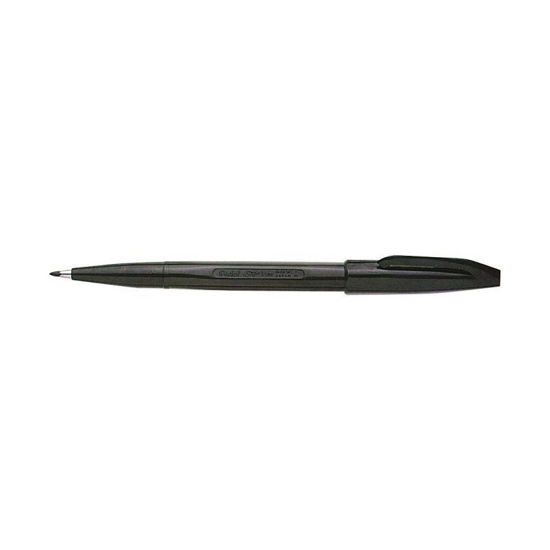 PENTEL SIGN PEN Stylo feutre pointe en nylon largeur de trait 0,8 mm encre Noire PENTEL SIGN PEN Stylo feutre pointe en nylon largeur de trait 0,8 mm encre Noire