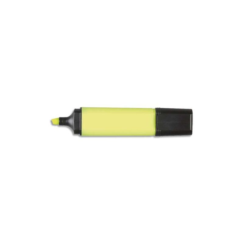 Surligneur pointe biseautée coloris Jaune Surligneur pointe biseautée coloris Jaune