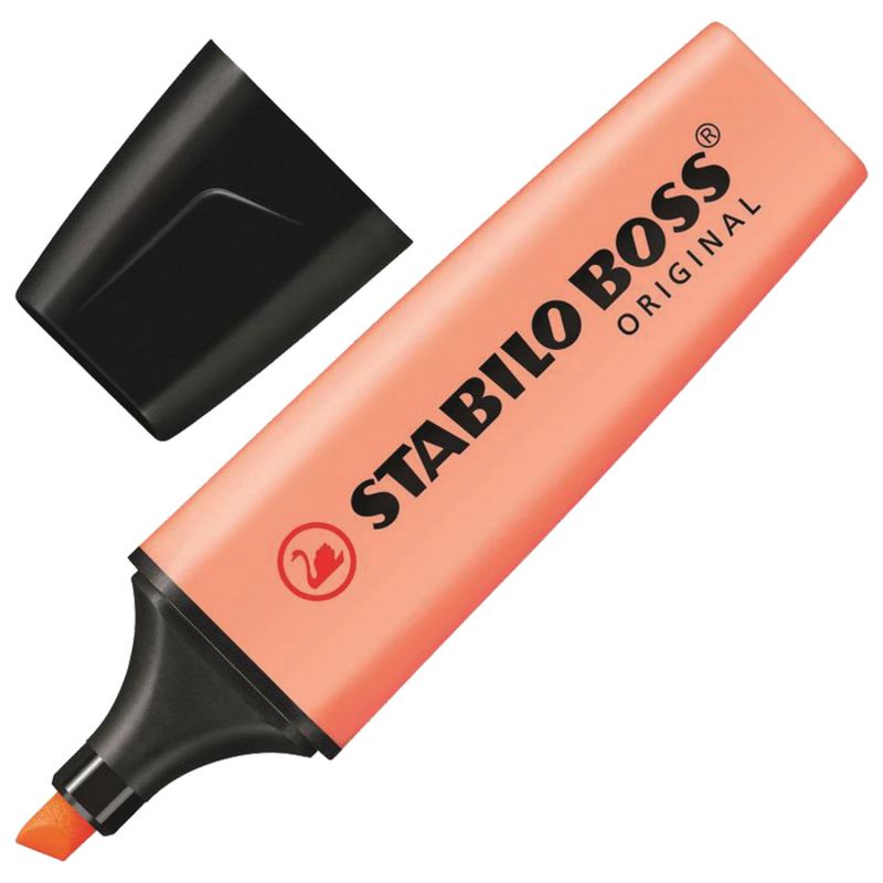 STABILO BOSS ORIGINAL Surligneur Orange Pastel STABILO BOSS ORIGINAL Surligneur Orange Pastel