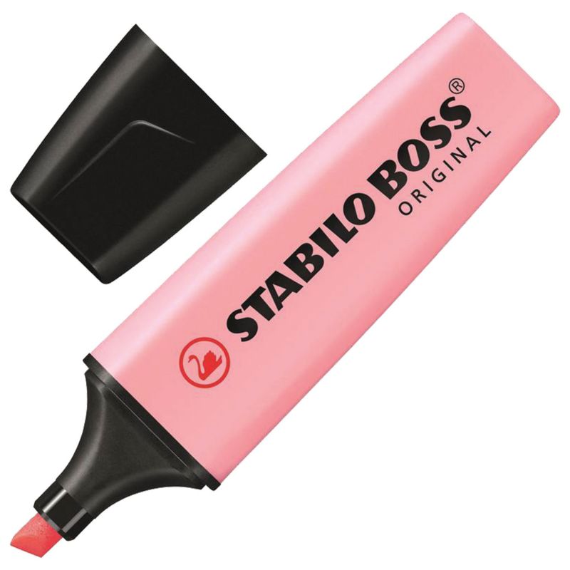 STABILO BOSS ORIGINAL Surligneur Rose Pastel STABILO BOSS ORIGINAL Surligneur Rose Pastel