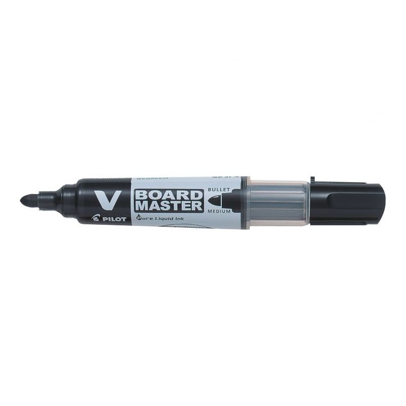 PILOT VBOARD MASTER Marqueur effaçable à sec Pointe ogive Encre Noire PILOT VBOARD MASTER Marqueur effaçable à sec Pointe ogive Encre Noire