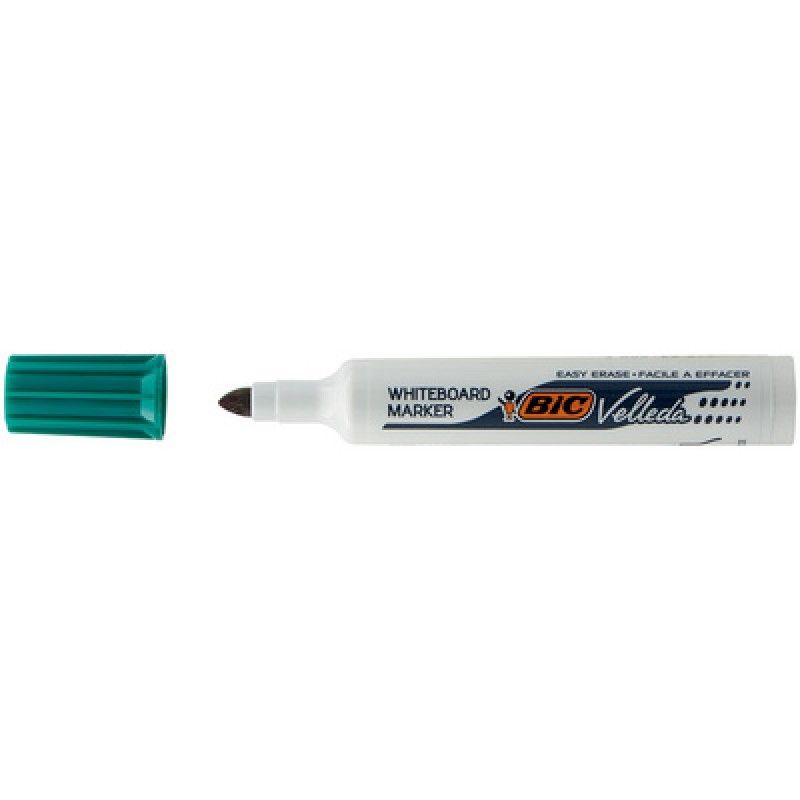 BIC VELLEDA 1711 Marqueur effaçable à sec Pointe ogive Encre Verte BIC VELLEDA 1711 Marqueur effaçable à sec Pointe ogive Encre Verte