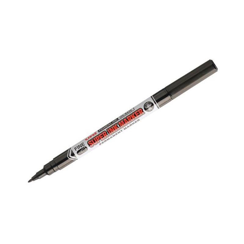 UNI-BALL Marqueur permanent Noir toute surface Ecriture fine UNI-BALL Marqueur permanent Noir toute surface Ecriture fine