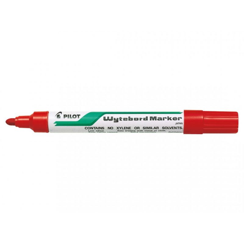 PILOT WYTEBORD Marqueur effaçable à sec Pointe ogive Encre Rouge
