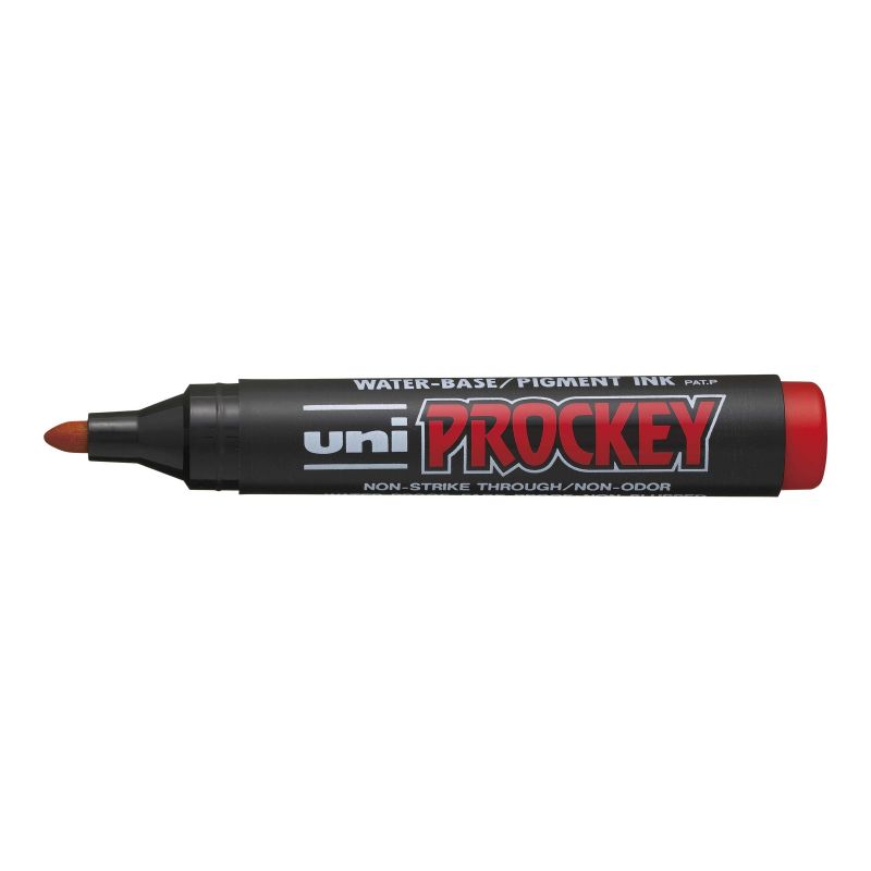 UNI-BALL Marqueur permanent Pointe ogive Encre pigmentée à base d'eau Rouge UNI-BALL Marqueur permanent Pointe ogive Encre pigmentée à base d'eau Rouge