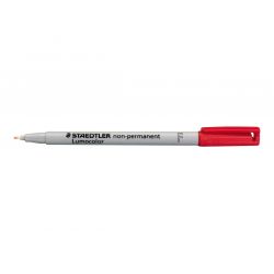 STAEDTLER LUMOCOLOR Feutre Pointe fine Encre soluble Rouge