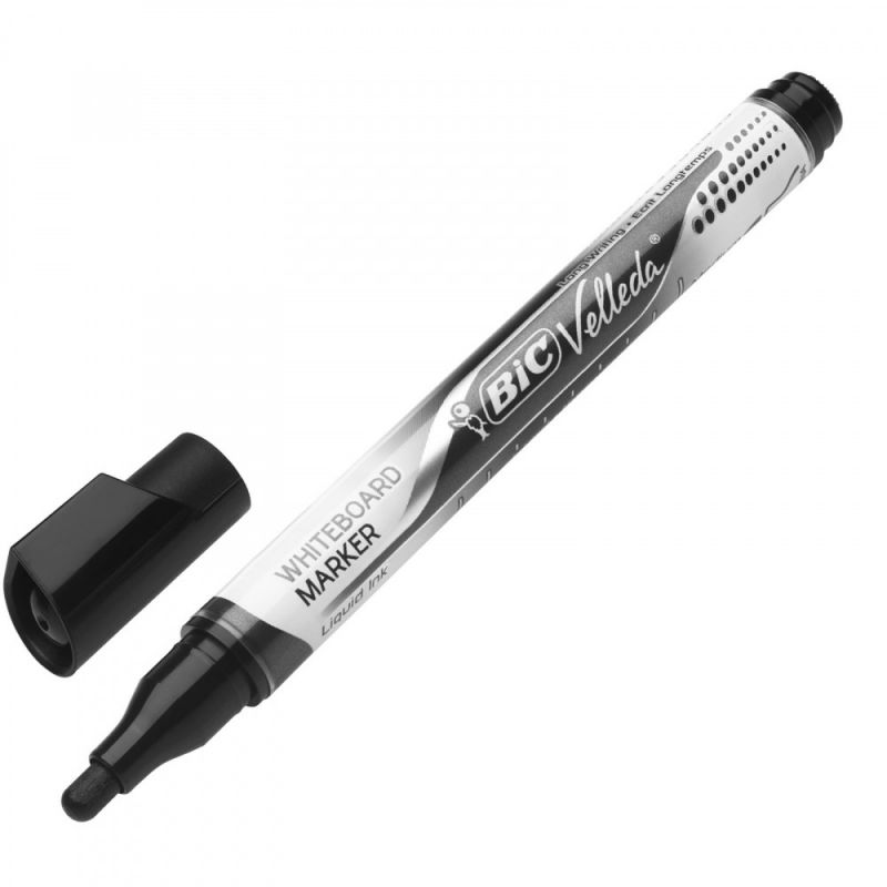 BIC VELLEDA LIQUID'INK POCKET Marqueur effaçable à sec Encre liquide Noire BIC VELLEDA LIQUID'INK POCKET Marqueur effaçable à sec Encre liquide Noire