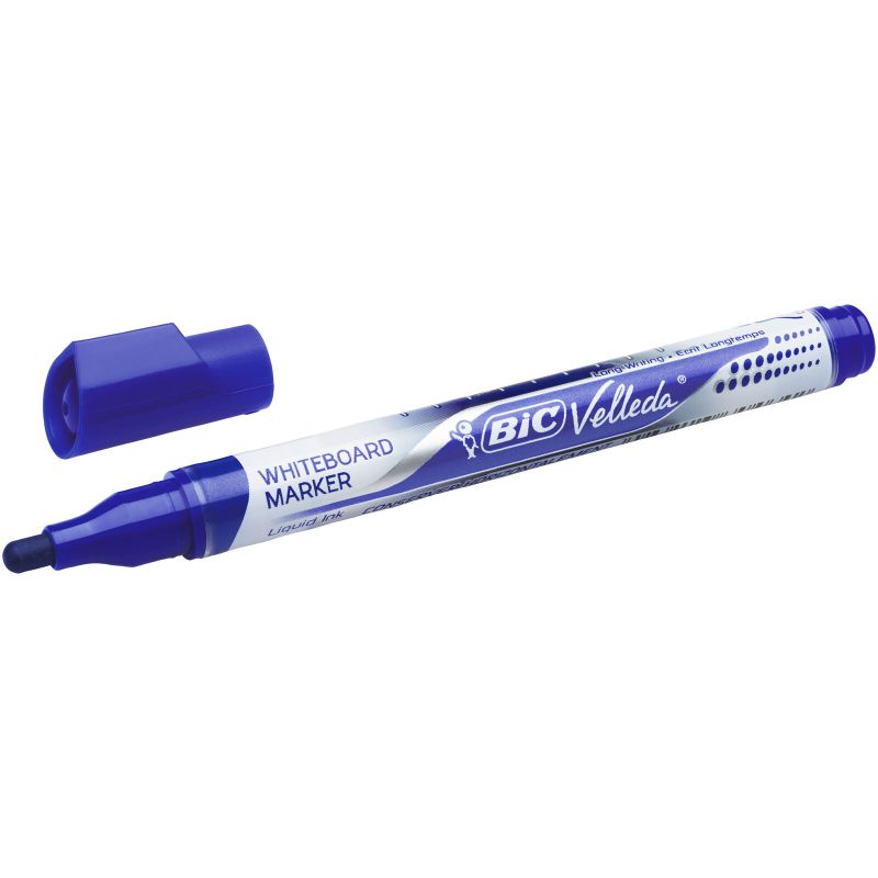 BIC VELLEDA LIQUID'INK POCKET Marqueur effaçable à sec Encre liquide Bleue BIC VELLEDA LIQUID'INK POCKET Marqueur effaçable à sec Encre liquide Bleue