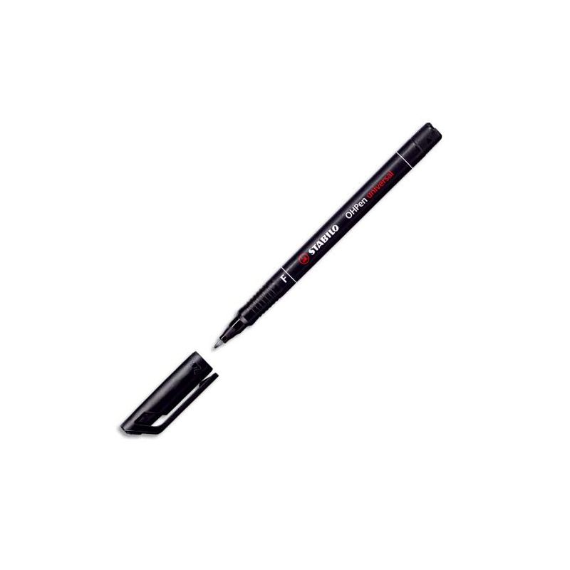 STABILO OHPen Marqueur non permanent Pointe fine Encre Noire STABILO OHPen Marqueur non permanent Pointe fine Encre Noire