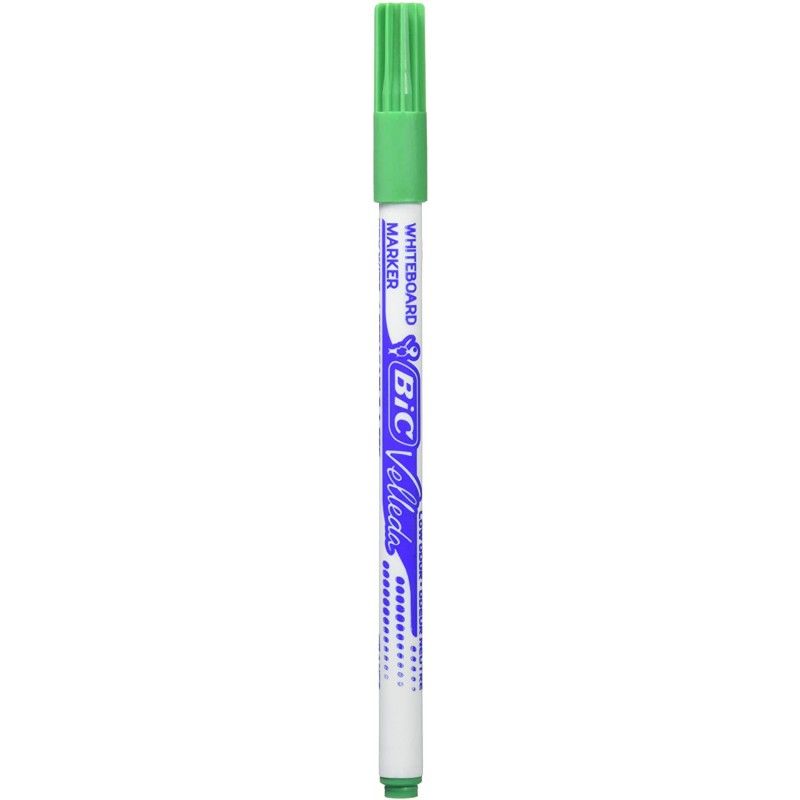 BIC VELLEDA 1721 Feutre effaçable à sec Pointe fine Encre alcool Verte BIC VELLEDA 1721 Feutre effaçable à sec Pointe fine Encre alcool Verte