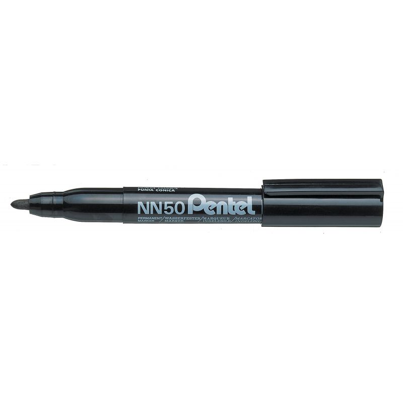 PENTEL NN50 Marqueur permanent pointe ogive encre Noire formule écologique PENTEL NN50 Marqueur permanent pointe ogive encre Noire formule écologique