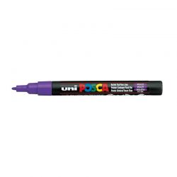 UNI POSCA Marqueur peinture à eau Pointe fine encre Violette