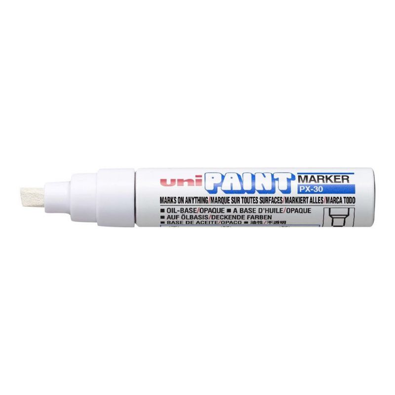 UNI-BALL Marqueur peinture à huile encre à pigmentation Blanche pointe extra large UNI-BALL Marqueur peinture à huile encre à pigmentation Blanche pointe extra large