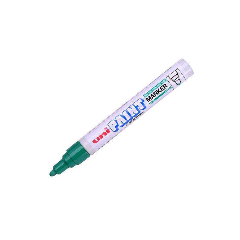 UNI-BALL PAINT Marqueur peinture à base d'huile indélébile pointe moyenne ogive Coloris vert UNI-BALL PAINT Marqueur peinture à base d'huile indélébile pointe moyenne ogive Coloris vert