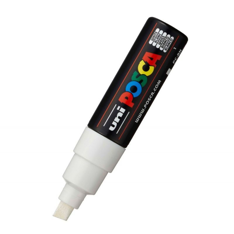UNI POSCA Marqueur peinture Pointe Large Encre base eau Blanche UNI POSCA Marqueur peinture Pointe Large Encre base eau Blanche