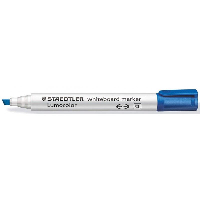 STAEDTLER Marqueur effaçable à sec Pointe biseau Encre Bleue STAEDTLER Marqueur effaçable à sec Pointe biseau Encre Bleue
