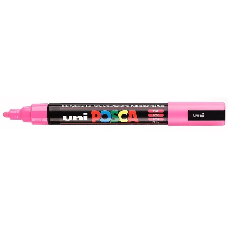 UNI POSCA Marqueur peinture à eau Pointe fine encre rose UNI POSCA Marqueur peinture à eau Pointe fine encre rose