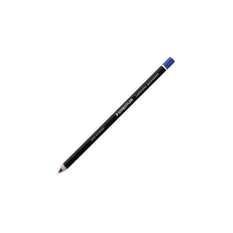 STAEDTLER Boîte de 12 crayons marqueur à sec permanent toutes surfaces Encre bleue STAEDTLER Boîte de 12 crayons marqueur à sec permanent toutes surfaces Encre bleue
