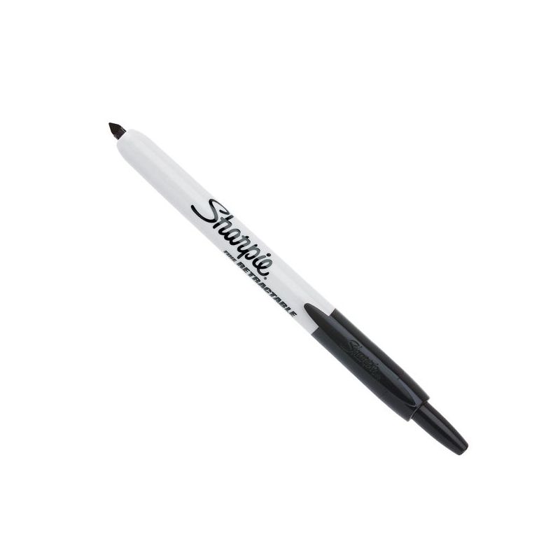 SHARPIE RT Marqueur permanent pointe ogive rétractable Encre Noir SHARPIE RT Marqueur permanent pointe ogive rétractable Encre Noir