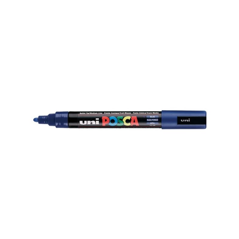 UNI POSCA Marqueur peinture Pointe moyenne Ogive Encre Bleue foncé UNI POSCA Marqueur peinture Pointe moyenne Ogive Encre Bleue foncé