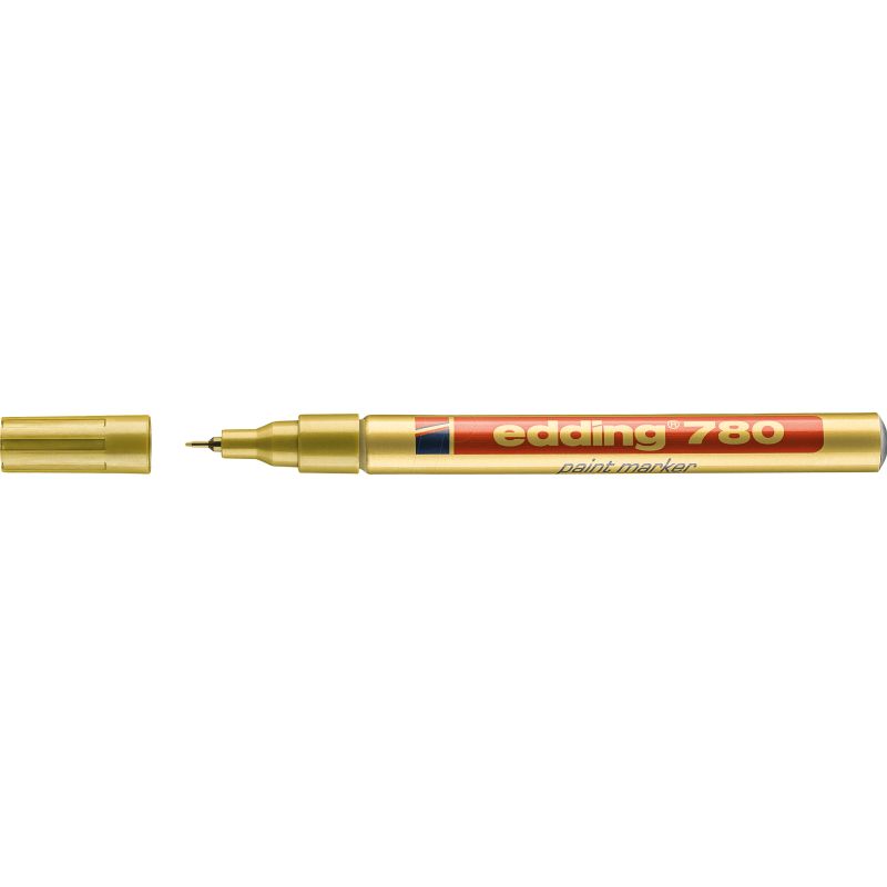 EDDING 780 Marqueur peinture pointe extra fine Encre Doré EDDING 780 Marqueur peinture pointe extra fine Encre Doré