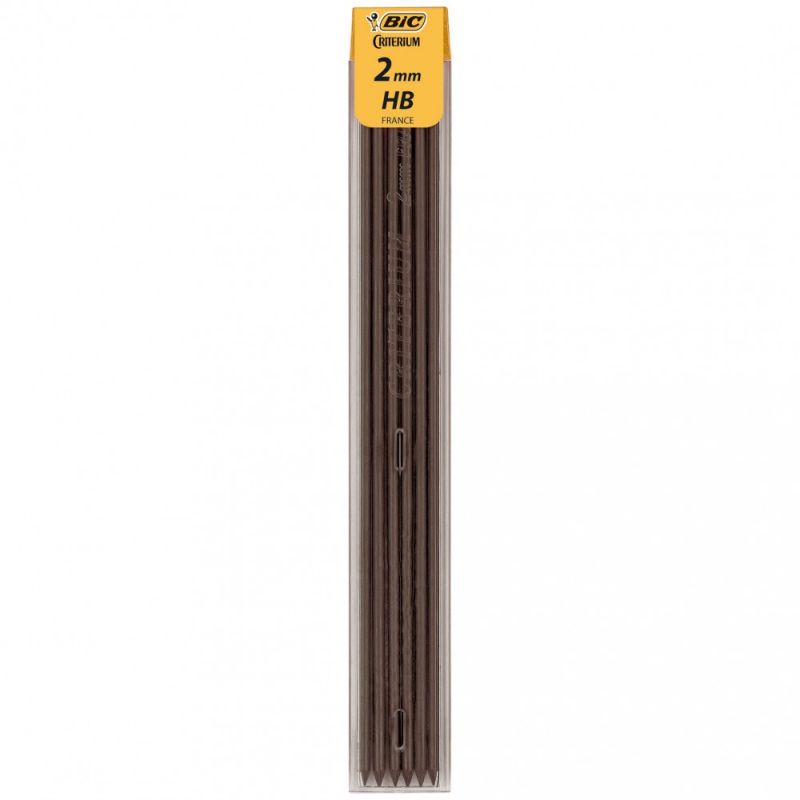 BIC Etui de 6 mines 2 mm haute qualité HB BIC Etui de 6 mines 2 mm haute qualité HB