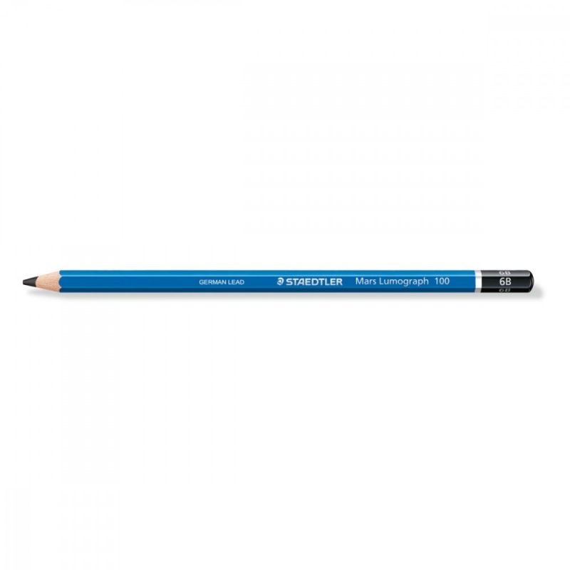 STAEDTLER Crayon graphite tête trempée mine 6B STAEDTLER Crayon graphite tête trempée mine 6B