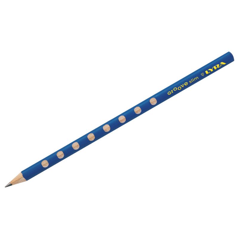 LYRA GROOVE SLIM Crayons graphite triangulaires avec grip pour gauchers et droitiers mine HB LYRA GROOVE SLIM Crayons graphite triangulaires avec grip pour gauchers et droitiers mine HB