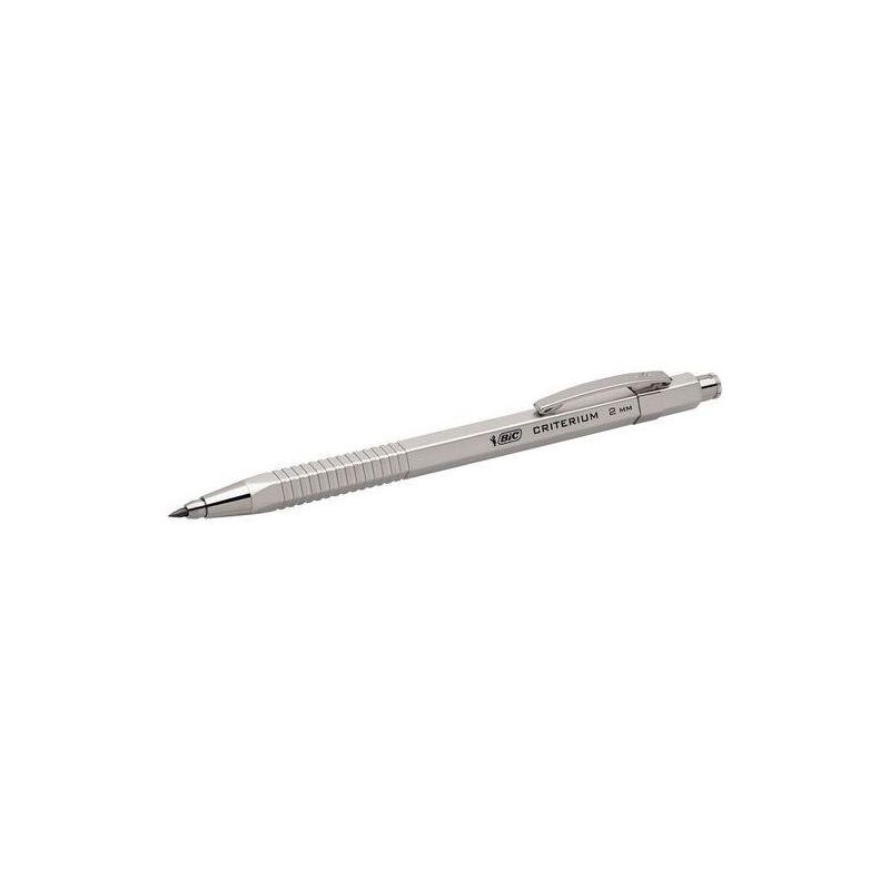 BIC CRITERIUM Porte-mine 2 mm rechargeable couleur argent BIC CRITERIUM Porte-mine 2 mm rechargeable couleur argent