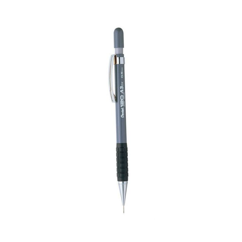 PENTEL HI-GRAPH Porte-mine 0,5 mm rechargeable Gris PENTEL HI-GRAPH Porte-mine 0,5 mm rechargeable Gris