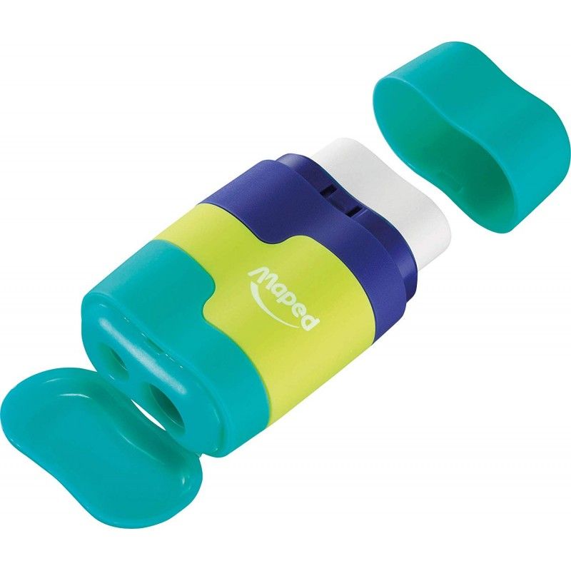 MAPED Taille crayons gomme 2 usages opaque MAPED Taille crayons gomme 2 usages opaque