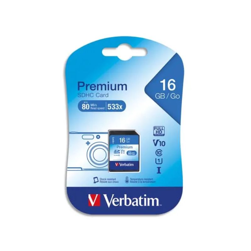 VET CARTE SDHC 16GO CLASS10 49191+REDV VET CARTE SDHC 16GO CLASS10 49191+REDV