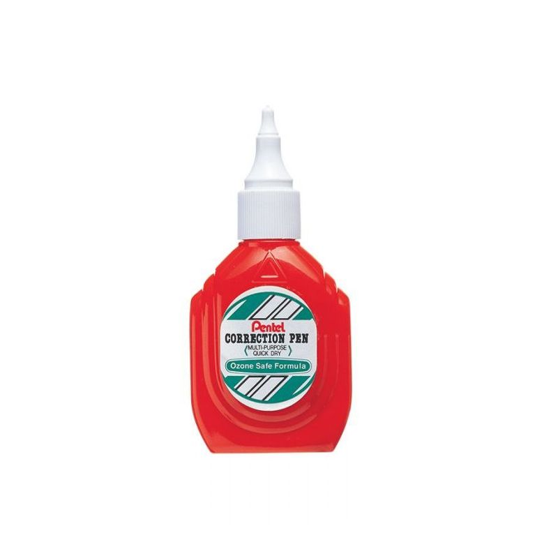 PENTEL Correcteur liquide système à valve flacon de 18 ml PENTEL Correcteur liquide système à valve flacon de 18 ml