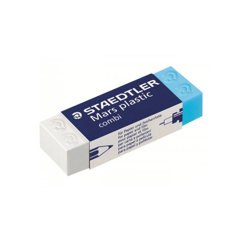 STAEDTLER MARS COMBI Gomme plastique double utilisation STAEDTLER MARS COMBI Gomme plastique double utilisation