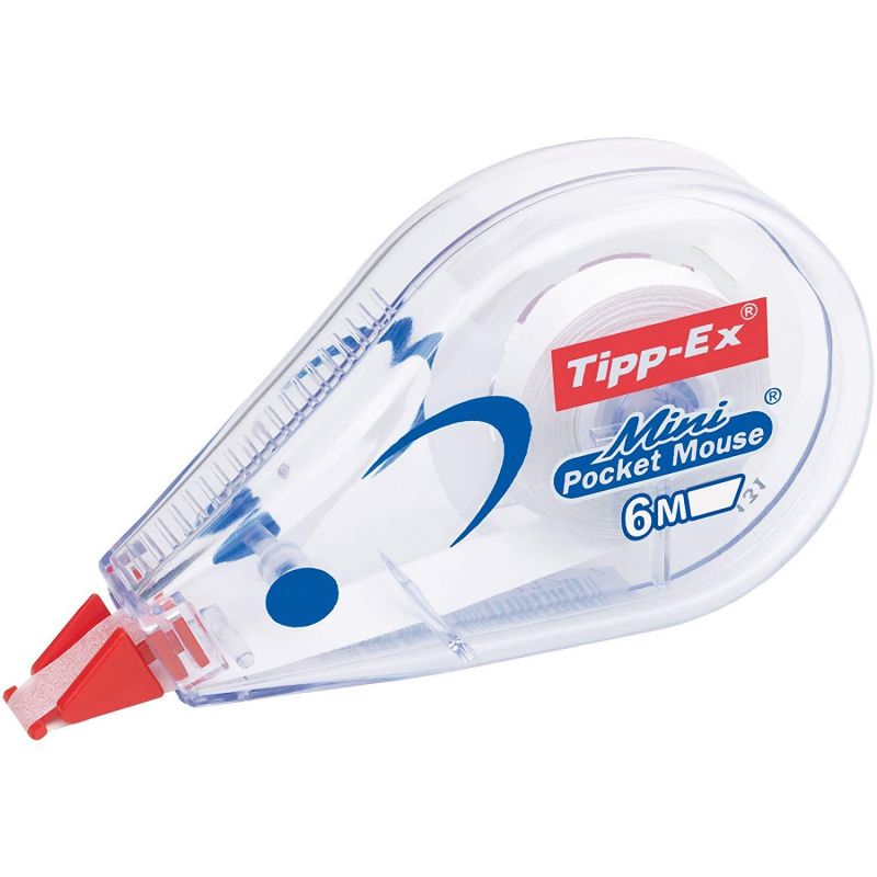TIPP-EX POCKET MOUSE Mini roller de correction jetable sans solvant TIPP-EX POCKET MOUSE Mini roller de correction jetable sans solvant
